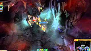 Killing spider Vilemaw Boss in Twisted Treeline League Of Legends [upl. by Eliza]