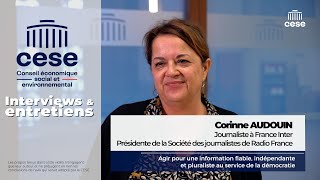 Corinne Audouin France Inter  Pour une information fiable amp indépendante [upl. by Nylicaj876]