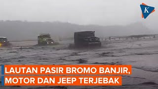 Lautan Pasir Bromo Banjir Ratusan Kendaraan Terjebak [upl. by Mahgem]