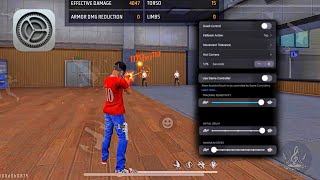 New Settings ⚙️ Iphone xr Headshot  Free Fire [upl. by Nachison]