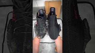 ASMR Shoe Cleaning Yeezy 350 [upl. by Ymaj]