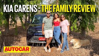 Kia Carens  The Family Test  Special Feature  Autocar India [upl. by Aleinad999]