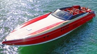 Ridiculous 80 Foot High Performance Powerboat  NorTech 80 Roadster  3800 HP [upl. by Rehsa]