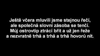 Xindl X  Cudzinka v tvojej zemi LYRICS HD [upl. by Adnorhs]