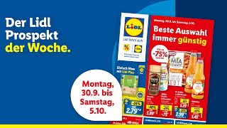 Der Lidl Prospekt der Woche  Angebote von Montag 309 bis Samstag 510 [upl. by Stulin]