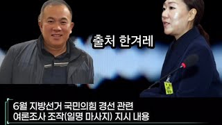 명태균 강혜경 녹취 2022년 지방선거 창원시장후보 여론조사 조작의혹 녹취 [upl. by Buck107]