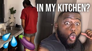 HE PEES ON MY KITCHEN FLOOR  Must See Reaction [upl. by Ihcego]