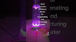 Whirlpool device for oxygenating and structure water [upl. by Adel]