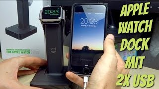 Diese  Watch Ladestation bietet auch ein Heim fürs iPhone und seine Freunde  Review Test UGREEN [upl. by Druci477]