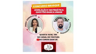 CONCURSO BRUSQUE LEGISLAÇÃO E MATEMÁTICA [upl. by Ettegdirb]