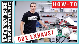 HOW TO Install The Rotax DD2 Power Valve and Exhaust on Your Go Kart  POWER REPUBLIC [upl. by Ginnifer]