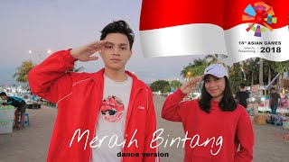 VIA VALLEN  MERAIH BINTANG The Official Asian Games 2018 Theme Song DANCE IN PUBLIC [upl. by Yusuk95]