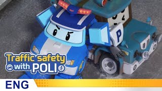 Trafficsafety with Poli  06Rainy Day dangers [upl. by Nilkoorb]