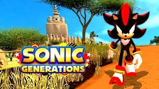 Sonic Generations  Savannah Citadel  Shadow no HUD 1080p 60 FPS [upl. by Bibbye]