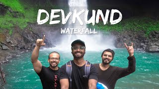 Devkund Waterfall  The Most Beautiful Trek of Maharashtra  Monsoon Jungle Trek [upl. by Nodnorb]