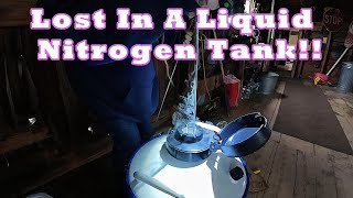 I got to help artificially inseminate a goat and we lost a bunch of straws in my tank  Vlog [upl. by Maidy]