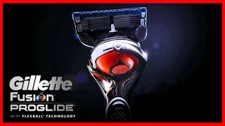 Gillette Fusion ProGlide Flexball Razor  Shaving Gel Limited Edition UNBOXING [upl. by Aiam583]