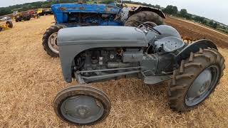 1952 Ferguson TED20 20 Litre 4Cyl Petrol TVO Tractor 28 HP with Ferguson Plough [upl. by Sitelc731]