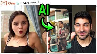 Tricking People With AI Images Ome TV Prank [upl. by Aidiruy]