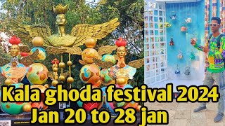 Kala ghoda festival 2024  part  2 jan 20th to 28th Jan kala ghoda Art festival mumbai  artist [upl. by Kolva]