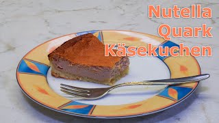 Nutella Quark Käsekuchen die leckere Resteverwertung [upl. by Naelcm]