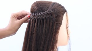 3 beautiful hairstyles for festival look  open hair hairstyle [upl. by Nelrah]