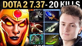 Legion Commander Dota 737 Miracle with Halberg and 20 Kills  TI14 [upl. by Ahtiuqal]