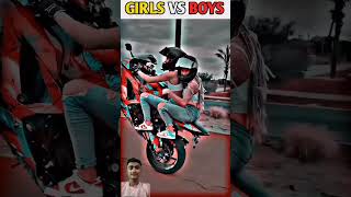 DONT MISS THE END 😂❤🔥।। motovlogboyrider boysbike race girlbikeride riders shorts [upl. by Bertina]