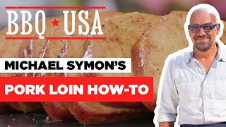 Michael Symons Pork Loin HowTo  BBQ USA  Food Network [upl. by Giustina]