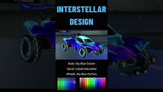 Interstellar Design in Rocket League shorts [upl. by Brote635]