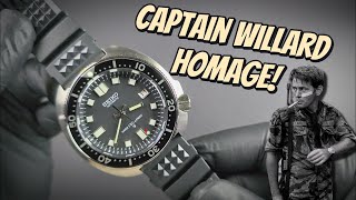 Watch Me Build the Iconic Seiko 6105 Captain Willard Homage [upl. by Ahsropal]