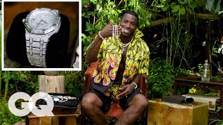 Gucci Mane Shows Off His Insane Jewelry Collection  On the Rocks  GQ [upl. by Rimat]