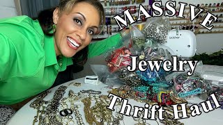 Massive Jewelry Thrift Haul  Habitat For Humanity Restore Haul  Vintage amp New Jewelry Unboxing [upl. by Laup173]