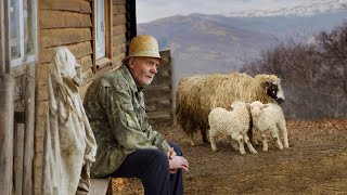 Hard life of a lonely old man in a mountain village far from civilization [upl. by Kaliski]