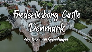 Frederiksborg Castle 4K Denmark  Aerial  Drone [upl. by Mazonson]