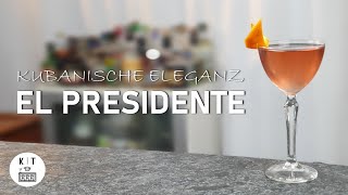 El Presidente Cocktail  Die Eleganz Kubas [upl. by Flanigan937]