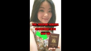 HOW TO GET A PASSPORT RENEWAL APPOINTMENTIN HONG KONG [upl. by Relyuhcs741]