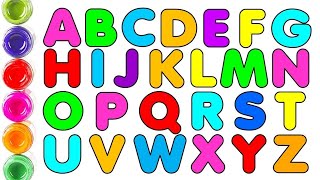 A to Z Kids rhymes collection for writing alongdotted lines for toddler Alphabet ABC song AB [upl. by Donadee]