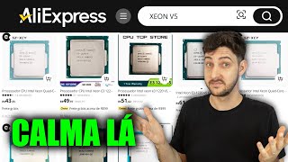 SURGIRAM OS quotNOVOSquot XEONS V5 NO ALIEXPRESS E SÃO BONS EM UM CASO [upl. by Eiboh]