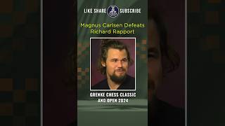 GRENKE Chess Classic and Open 2024  Magnus Carlsen Defeats Richard Rapport [upl. by Hurley]