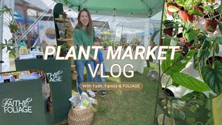 Houseplant Market Vlog  Get ready to sell some house plants with me [upl. by Yrekaz]