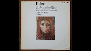 hanns eisler – gegen den krieg op 51 1936 perf 1975 [upl. by Euqina468]