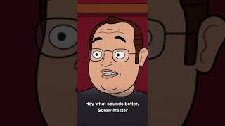 No One Screws With The Screw Master  Joke Video from Corner Gas Animated [upl. by Nayllij]