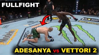 АДЕСАНЬЯ vs ВЕТТОРИ 2 ПОЛНЫЙ БОЙ  ADESANYA vs VETTORI 2 FULL FIGHT [upl. by Nail]