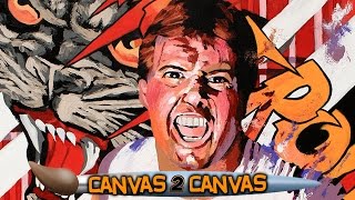 quotRowdyquot Roddy Piper auf der Leinwand WWE Canvas 2 Canvas [upl. by Dillon560]