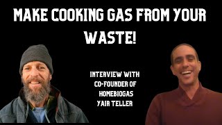 Home Biogas for cooking and fertilizer  Interview w CEO Yair Teller  Regenerative Living Podcast [upl. by Avek]