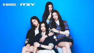 ITZY Collaboration Models  CASIO GSHOCK [upl. by Ysirhc]