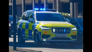 Armed Police XC90 Responding  Cambridgeshire Police [upl. by Leissam550]