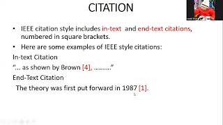 IEEE REFERENCING LEC 01 [upl. by Letsyrk]