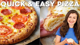 Easy Pizza Dough Tutorial From Scratch in Under 2 Hours [upl. by Fulviah]